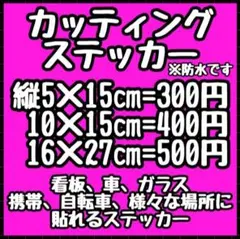 オーダーステッカー　カッティング　名前　子供　車　バイク　シール　自転車　看板