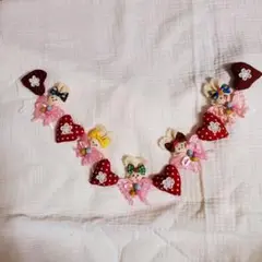 ハート&ウサギのガーランド