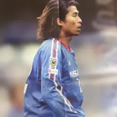 中澤選手、玉田選手。サッカー日本代表ポスター。両面印刷