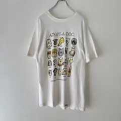 90s 犬 DOG Tシャツ 古着 crazyshirt シェルター アニマル
