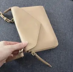 LOWELL Things ロエルシングス ショルダーバッグ ベージュ