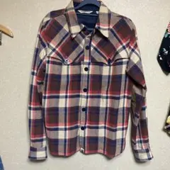 希少 アベイシングエイプ ラブジェネチェックシャツ キムタク ジャケット
