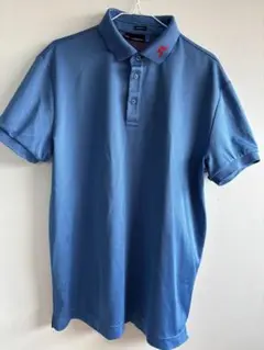 J.Lindeberg 青 ポロシャツ レギュラーフィット