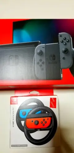 美品‼️Nintendo Switch本体、ハンドルコントローラーポケモンスプラ