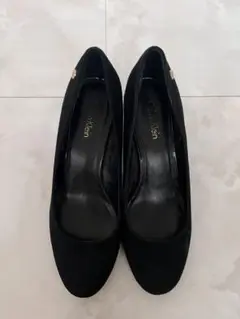 Calvin Klein 黒 スエード パンプス