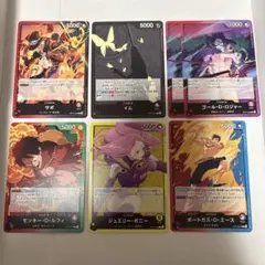 ワンピースカード 受け継がれる意志　リーダー6種セット＋1枚