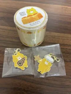 ノラネコぐんだん トレーディングチャーム2個セット＆ロールふせん