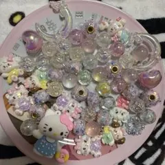 キティ mikko キャラクタービーズ アクリルビーズ ファンシービーズ