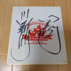 川田利明選手u0026田上明選手サイン色紙