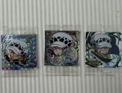 ONE PIECE大海賊シールウエハース（トラファルガー・ロー）3枚