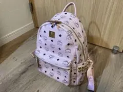 MCM STARK VISETOS ★ リュック ソフトピンクSサイズ