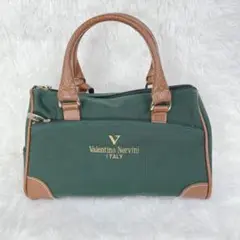 valentino nervini ハンドバッグ グリーン イタリア製