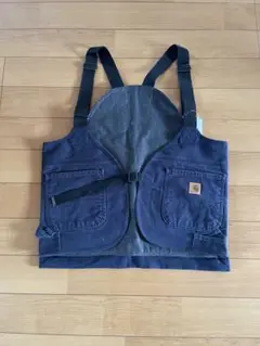 USオリジナル Carhartt ネイビー ハンティングベスト