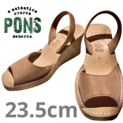 【極美品】AVARCA PONS アヴァルカポンズ ウェッジ サンダル レザー