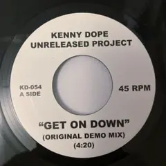 KENNY DOPE / GET ON DOWN 新品未使用 7インチ