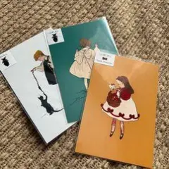 イラスト付きカード3枚セット