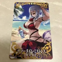 fgoアーケード fgoac サマータイム・ミストレス　ノーマルカード