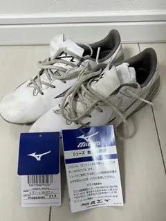【中古】Mizuno MIZUNO α SELECT Jr 21.5cm