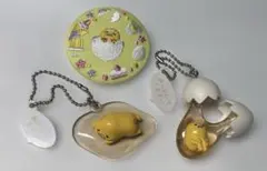 ぐでたまマスコット　サンリオキャラクターズ 刺繍缶バッジビスケット2