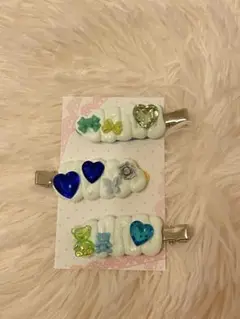 手作りヘアピン