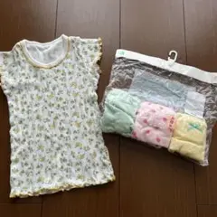 半袖で下着80 サイズとショーツ90サイズ