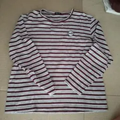 Papas Plus ストライプTシャツ
