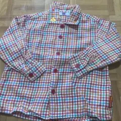 ミキハウスシャツ90 レトロ