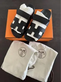 新品 希少サイズ! HERMES シプレ サンダル ブラック 36.5