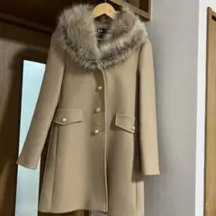 ストレート ウールブレンドコート ZARA