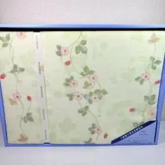 WEDGWOOD ウェッジウッド　ワイルドストロベリー　グリーン　綿毛布