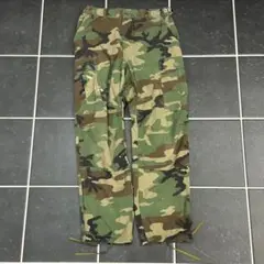 80s-90s US ARMY 【ウッドランドカモ カーゴパンツ ペンキ】