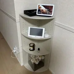 【値下げ】連結できるカラーボックス　3段　ホワイトウォッシュ