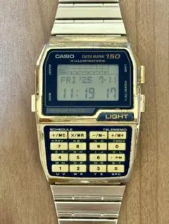 【レア未使用品 極美品】CASIO DATA BANK 150 DBC-1500 Casio Telememo Men Silver Watch - Dbc-1500 for sale online
