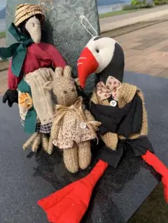手作りぬいぐるみエトピリカ他　計3点セット