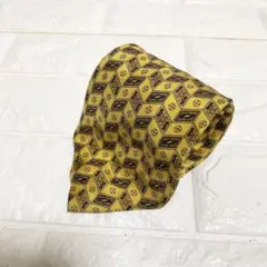 【美品】S.T.Dupont エステーデュポン　総柄ネクタイ