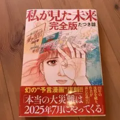 私が見た未来 完全版 たつき涼　大予言　2025年　大災難　予言漫画　311