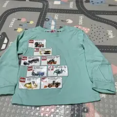 長袖 ロンT ミントグリーン トミカ バースデイ