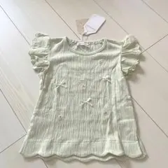 mamaraku 半袖 Tシャツ 花柄 刺繍