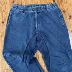 スウェット デニム サルエル L