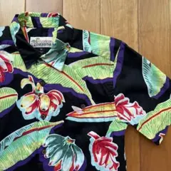 【希少　美品】パタゴニア　パタロハ シャツ　ブラックバナナ XXS Patagonia Patalohaブラックバナナコットンハワイアンシャツ