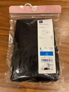新品未使用　GU ガールズ　レギンス一分丈　Lサイズ 2枚入り