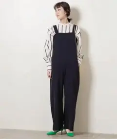 UNITED ARROWS バックベルト サロペット