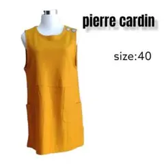 pierre cardin ピエールカルダン 鮮やか ノースリーブ ワンピース