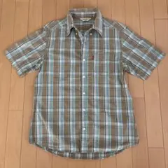 リーバイスLevi's 半袖チェック柄シャツ Ｌサイズ