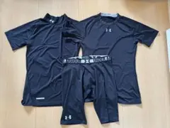 Under Armour ブラック アンダーシャツ 3点セット