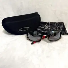 オークリー OAKLEY サングラス SPLIT JACKET ケース付 赤 黒
