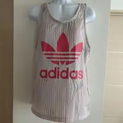 adidas originals トレフォイル タンクトップ S ストライプ