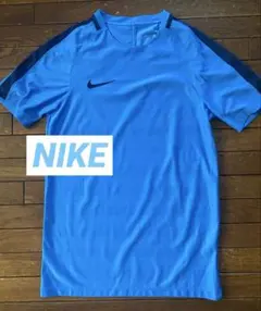 Nike Dri-FIT 青シャツ Sサイズ