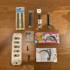 手芸材料　がま口金　バネ口金　ナスカン　新品　ポーチやがま口、小物入れに