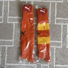 PUMA サッカーソックス オレンジ・イエロー 25〜30cm